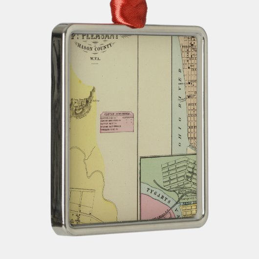 Pint angenehm, West Virginia Ornament Aus Metall (Rechts)