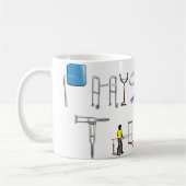 Pint bei der Arbeit Kaffeetasse (Links)