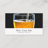 Pint Bier, Pub/Brauerei Visitenkarte (Vorderseite)