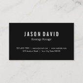 Pint Bier | rustikal (Änderung) Visitenkarte (Rückseite)