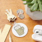 Pint Bier Schlüsselanhänger