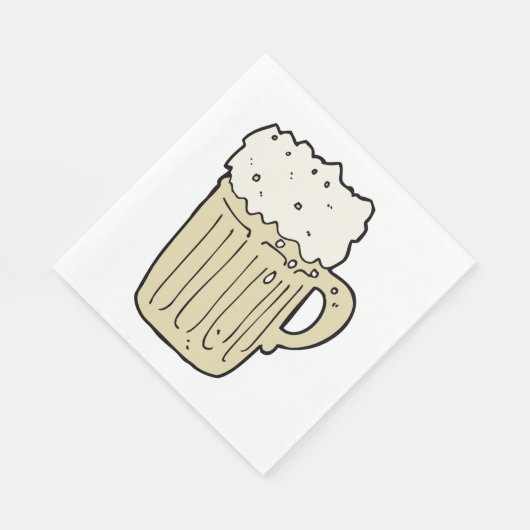 Pint Bier Serviette (Ecke)