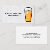 Pint Bier Visitenkarte (Vorne/Hinten)