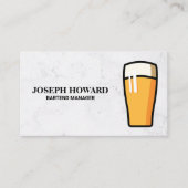Pint Bier Visitenkarte (Vorderseite)
