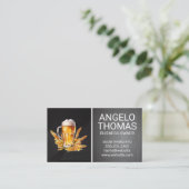 Pint Bier | Weizen | Brauerei Visitenkarte (Stehend Vorderseite)