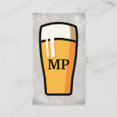 Pint Bierlogos-Visitenkarte Visitenkarte (Vorderseite)