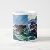 Pint-Boots-Jäger des Meeres WW2 John F. Kennedy Jumbo-Tasse (Vorderseite)