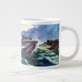 Pint-Boots-Jäger des Meeres WW2 John F. Kennedy Jumbo-Tasse (Rechts)