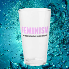 Pint-Glas für Feminismus - Pour one for Progress Glas