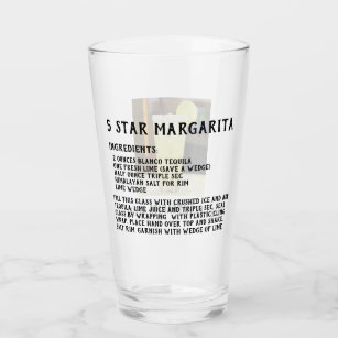 Pint-Glas mit 5 Sterne-Rezept Glas