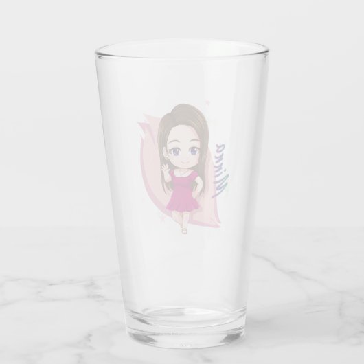 Pint Glass - Minna Chibi Glas (Rückseite)