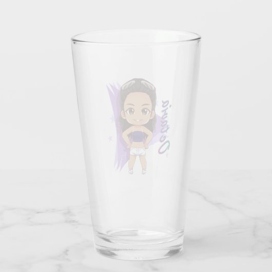 Pint Glass - Octavia Chibi Glas (Rückseite)