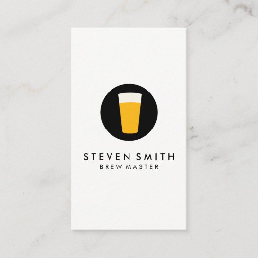 Pint-Logo für Bier Visitenkarte (Vorderseite)