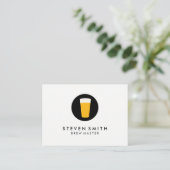 Pint-Logo für Bier Visitenkarte (Stehend Vorderseite)