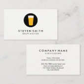 Pint-Logo für Bier Visitenkarte (Vorne/Hinten)