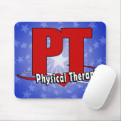 Pint-LOGO GROSSER ROTER    körperlicher Therapeut Mousepad (Mit Mouse)