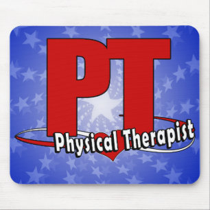 Pint-LOGO GROSSER ROTER    körperlicher Therapeut Mousepad