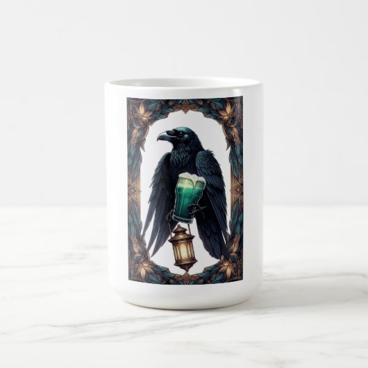 Pint of No Regrets Just Shenanigans Raven T-Shirt Kaffeetasse (Mittel)