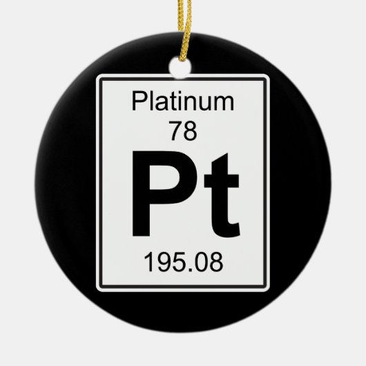 Pint - Platin Keramikornament (Vorne)