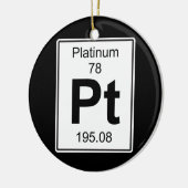 Pint - Platin Keramikornament (Links)