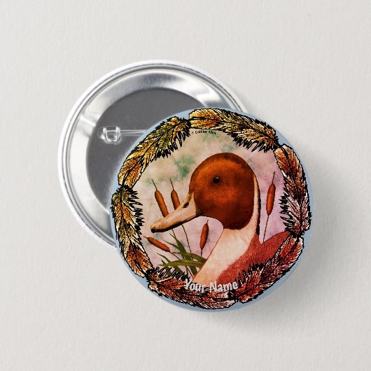 Pintail Duck Button (Vorne & Hinten)