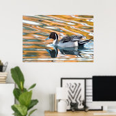 Pintail Duck Poster (Heimbüro)