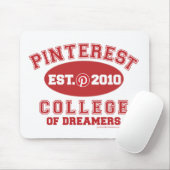 Pinterest Uni der Träumer Mousepad (Mit Mouse)