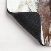 Pinto Amish Buggy Pferd Mousepad (Ecke)