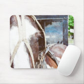 Pinto Amish Buggy Pferd Mousepad (Mit Mouse)