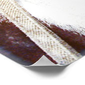 Pinto Amish Buggy Pferd Poster (Ecke)