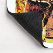 Pinto Amish Horse 8-Bit Art Mousepad (Ecke)