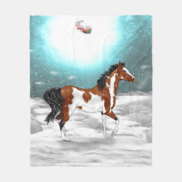 Pinto Arabian - Weihnachten Fleecedecke