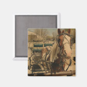 Pinto Buggy Magnet (Vorderseite/Rückseite)