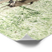 Pinto-Entwürfe am Arbeitsplatz Poster (Ecke)