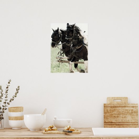 Pinto-Entwürfe am Arbeitsplatz Poster (Küche)