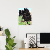 Pinto-Entwürfe am Arbeitsplatz Poster (Heimbüro)