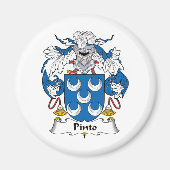 Pinto Familienwappen Magnet (Vorne)