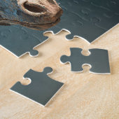 Pinto Mustang Pferdefeder Akzent Puzzle (Seite)