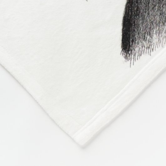 Pinto Pferd und der Weihnachtsmann Fleecedecke (Ecke)