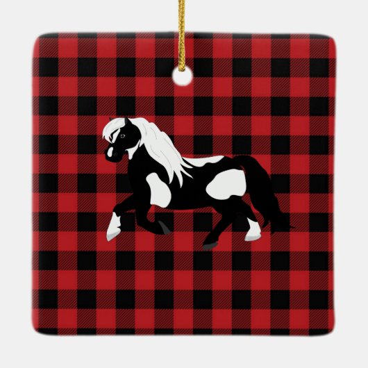 Pinto Pony Ornament (Rückseite)