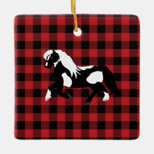 Pinto Pony Ornament