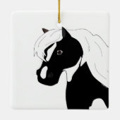 Pinto Pony Ornament (Rückseite)