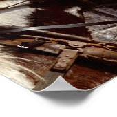 Pinto-Tiefpferd Poster (Ecke)