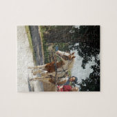 Pinto und Kinder in der Buggy Puzzle (Horizontal)