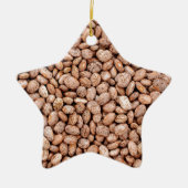 Pintobohnen Keramik Ornament (Vorne)