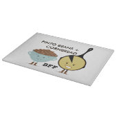 Pintobohnen u. Cornbread BESTE FREUNDIN Schneidebrett (Ecke)