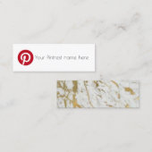 pintrest Visitenkarte (Vorne/Hinten)