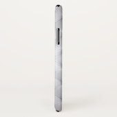 Pintuck-Look weiß und gold elegant Case-Mate iPhone Hülle (Hinten/Rechts)