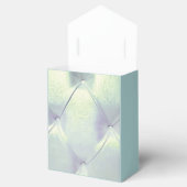 Pintuck satin diamond grau Glitzer aussehen Geschenkschachtel (Geöffnet)