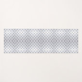 Pintuck sieht weiß und gold elegant aus yogamatte (Vorderseite (Horizontal))